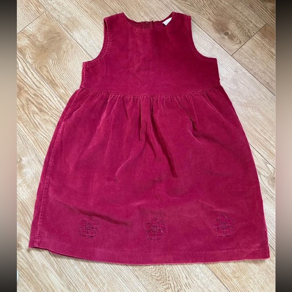 Vintage girls red courdory dress size 6X - Picture 1 of 3